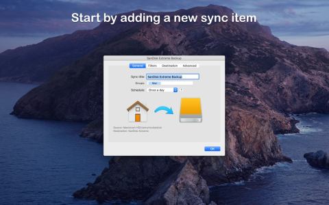 SyncTime 3.7.5 文件同步工具 同步文件的最简单的解决方案。可以轻松地使分布在许多设备上的所有备份副本保持最新状态。