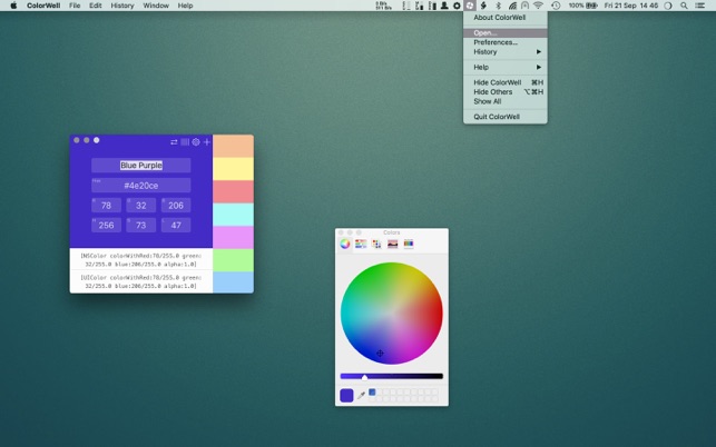 ColorWell For Mac 7.3.5 调色板生成器