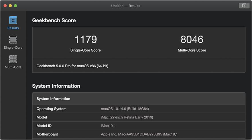 Geekbench 5 For Mac 5.4.4 mac 跑分测试软件