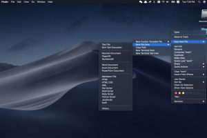 Easy New File for Mac v5.3 鼠标右键增强工具