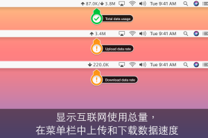 TransData For Mac v2.8 互联网数据传输速率统计软件